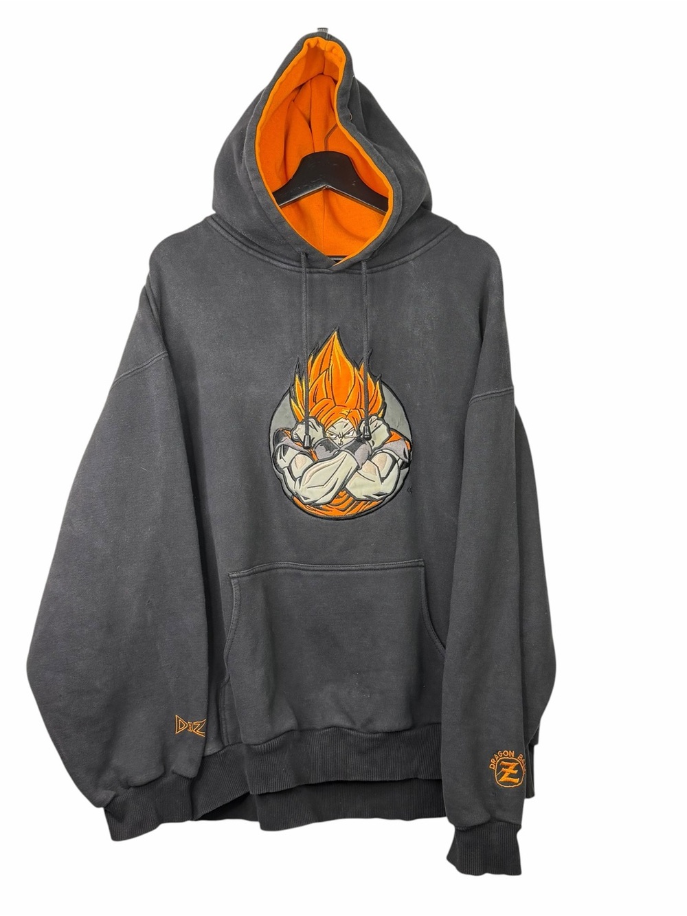 Vintage 2001 Dragonball Z Goku Hoodie Sweatshirt Men's Size XL Super Sayian